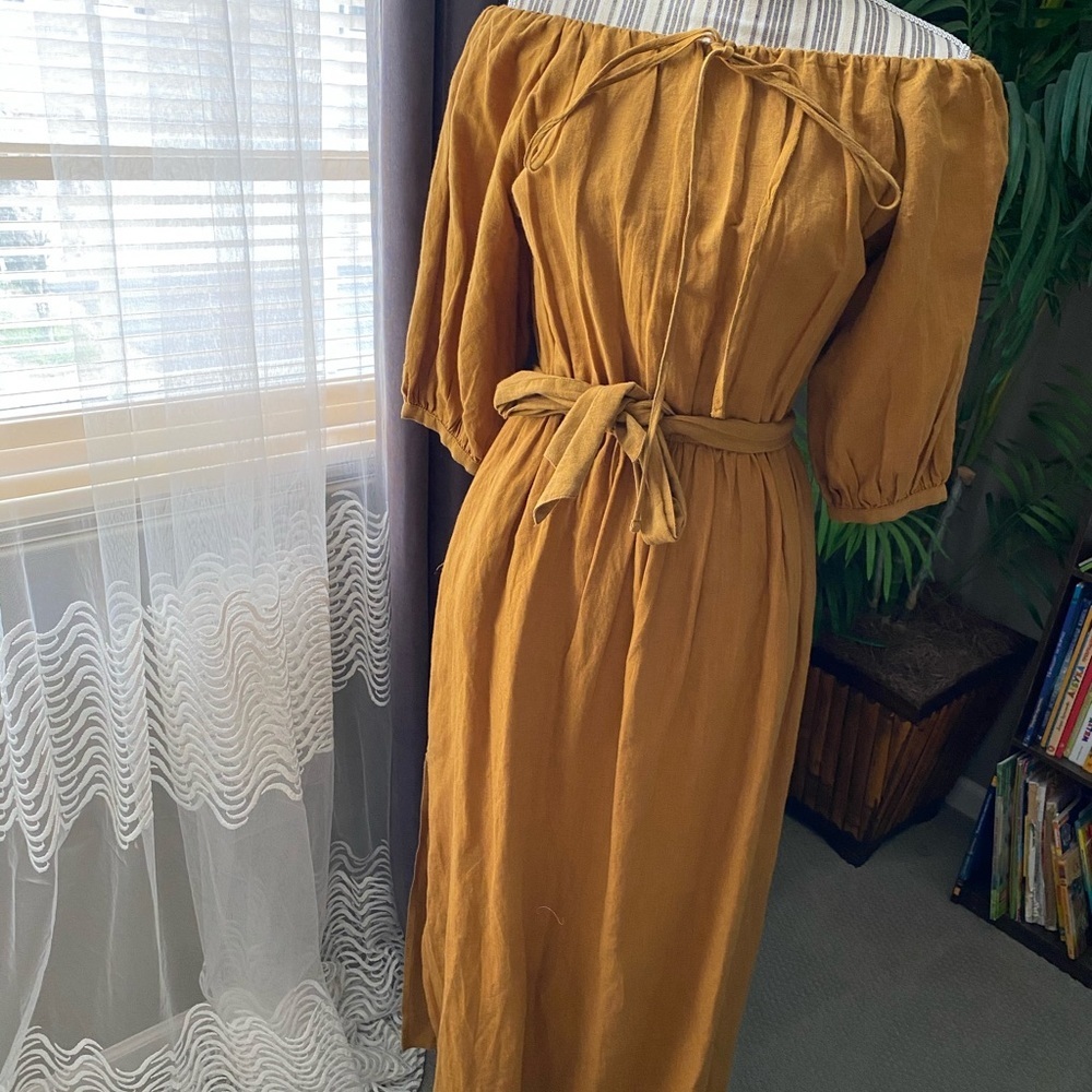 TOPSHOP off shoulder dress